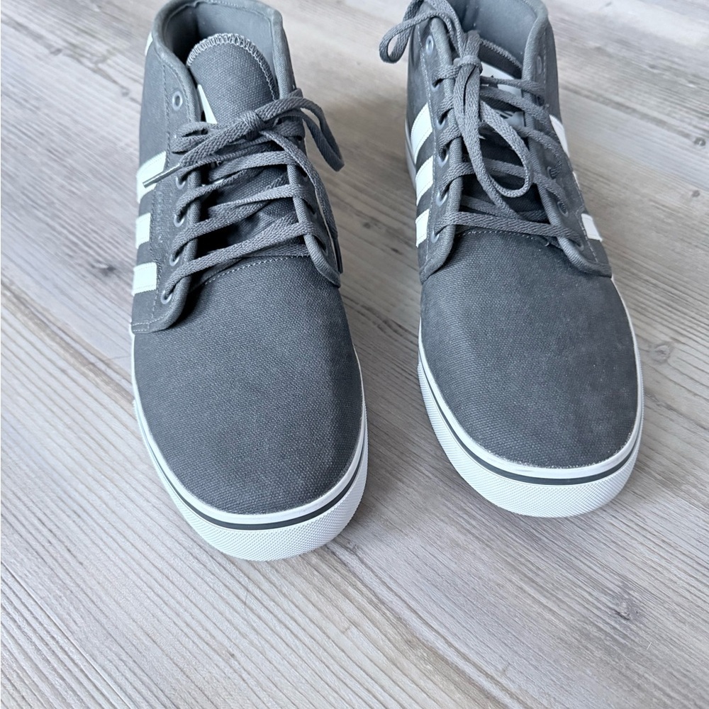 Adidas Gray High-Top Sneakers skate shoes size 13 - Picture 3 of 6